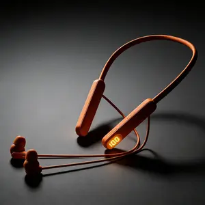 Earbuds Wireless Bluetooth Headphones, Neckband Earbuds with 360° Stereo Sound, LED Power Display, Lightweight Secure Fit for Sports Cycling Hiking