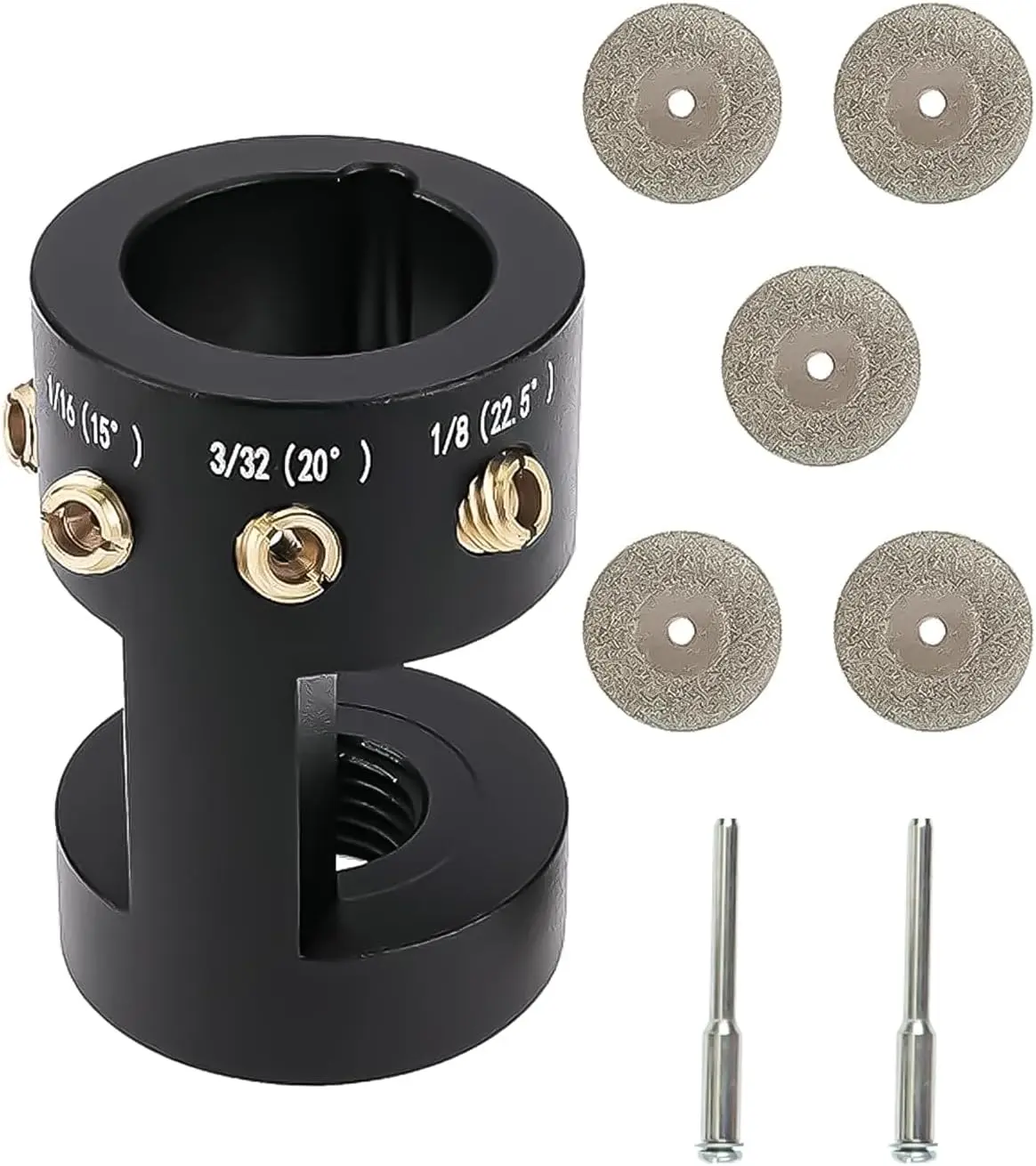 0/40" 1/16" 3/32" 1/8" Tungsten Electrode Head Tool Tig Sharpener| with 5 Wheels 2 Connecting Rod
