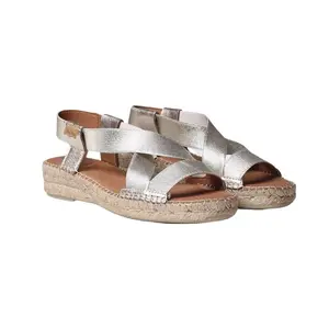 Toni Pons Eire-RC Platinum Espadrille Sandal FINAL SALE