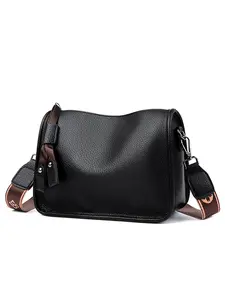 Women's Vintage Soft Leather Shoulder Bag, Luxurious Handbag Design, Ideal for Daily Use & Stylish, Compact Size Perfect for Essentials