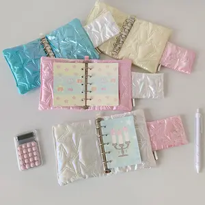 M5 Simple Ring Binder Photo Album, Mini Loose-Leaf Book, Album Photocards Photo Strip Album, Three-Inch Photo Storage Album, Mini Photo Album, Star Card Collection Folder