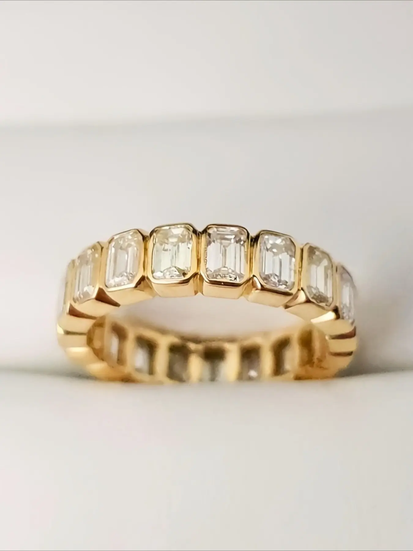 Fashion Geometric Square Copper Inlaid Zircon Ring for Women, Elegant and Simple Design, Versatile and Stylish Jewelry, Perfect for Everyday Wear, Copper Rings, Fashionable Jewelry, Beautiful Rings