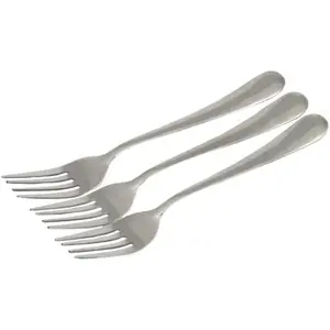 Household daily necessities Rocky Mountain Goods 3-Piece Dinner Fork Set – Stainless Steel Forks for Everyday Use – Rust-Resistant, Durable & Elegant Design – 7.5" Length – Dishwasher Safe