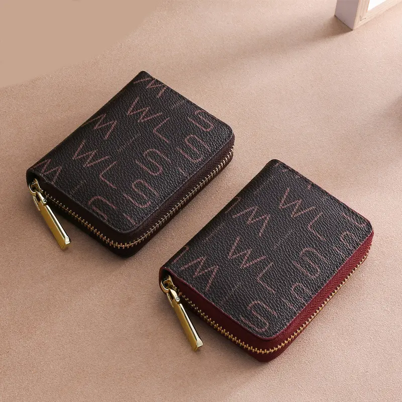 PU Leather Accordion Card Wallet, Double-Layer Zippered Card Holder for Women Men Multi-Slot Large Capacity Card Organizer Compact Travel Wallet with Coin Purse ID Window
