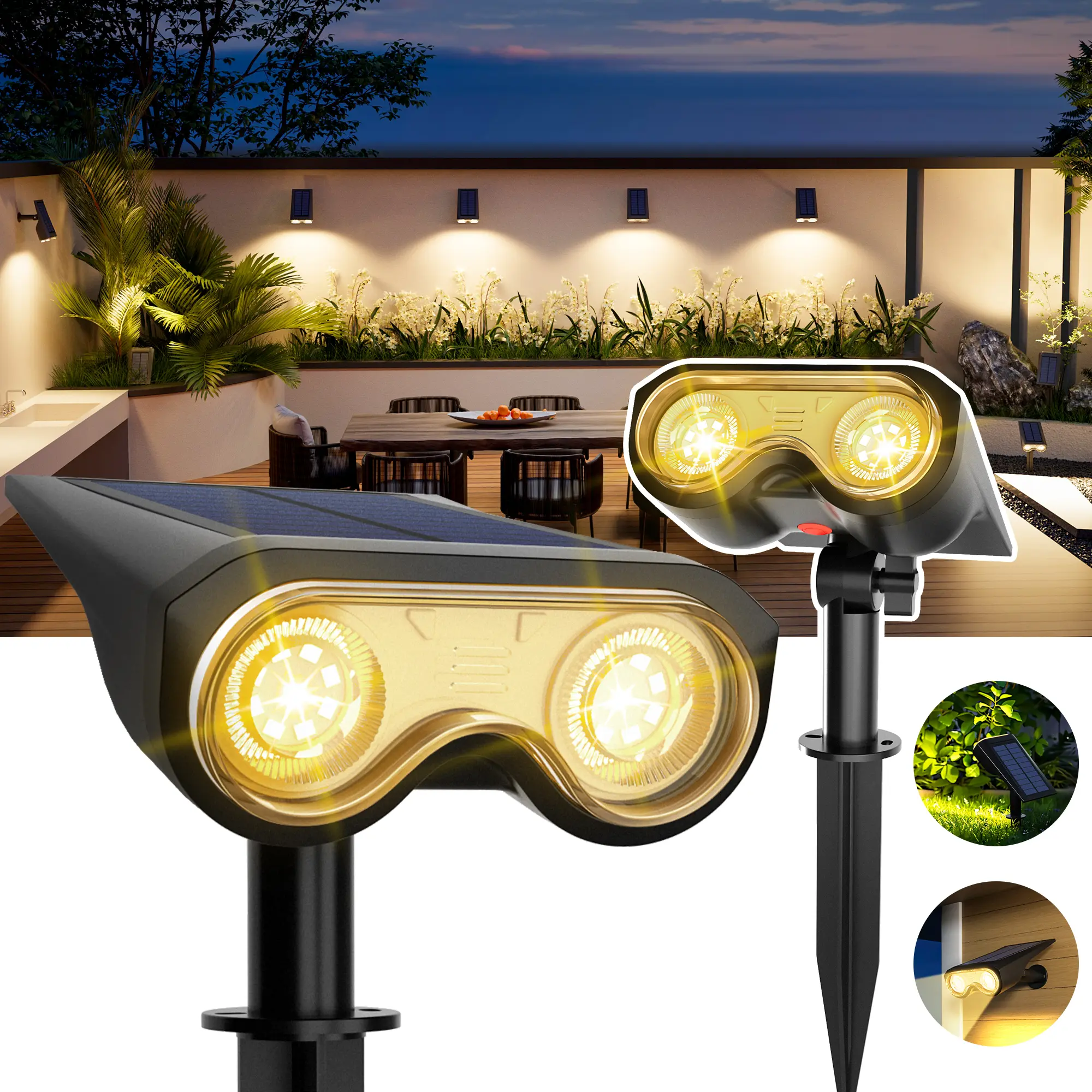 Warm White-Owl shape