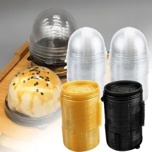 DIY Mini Dessert Boxes with Transparent Lids Cupcake Pastry Packaging Chocolate Candy Treat Container for Wedding Favors Party Supplies for Chocolate Candy Treats and Bakery Delights