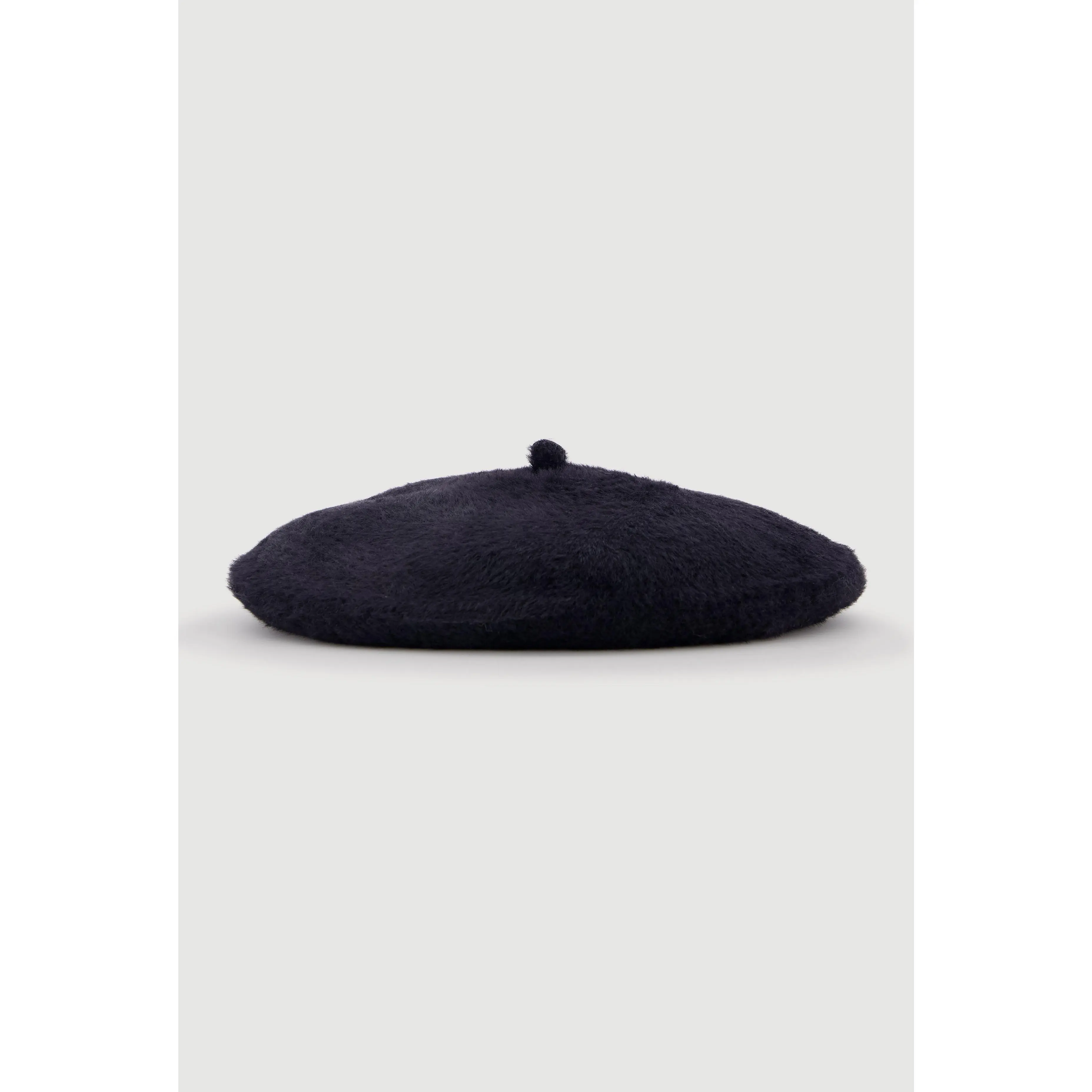 Solid Faux Fur Beret