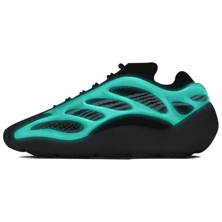 Adidas Yeezy 700 V3 'Dark Glow' Lace-Up Streetwear Sneakers - Runs Small, Unique Design Sports Footwear