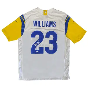 Kyren Williams Autographed Nike Los Angeles Rams White Game Jersey Beckett