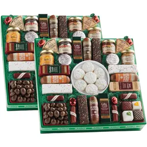 2 Gift Boxes - The Swiss Colony 27 Spring Favorites Food Gift Set