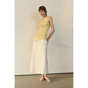 Savoie Crinkled Poplin Skirt