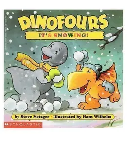 USED Book - It's Snowing! (DinoFours Series) by Steve Metzger (Paperback) - english