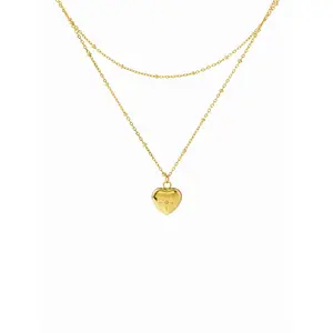 Cider HEART LAYERED NECKLACE