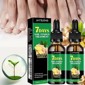 JAYSUING 7-Days Nail Fungus Treatment - Soften Thick Nails, Whiten Discolored Nails, Ginger Nail Treatment, Toe and Fing Daily Nail Care, Fungus Treatment, TikTokShopBlackFriday, Therapeutic Solution - Healthy