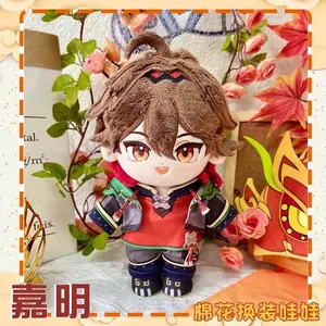 Anime Genshin Impact Plush Yumemizuki Mizuki Dottore Focalors Kinich kids stuffed toys cotton doll dress clothes Dress up doll