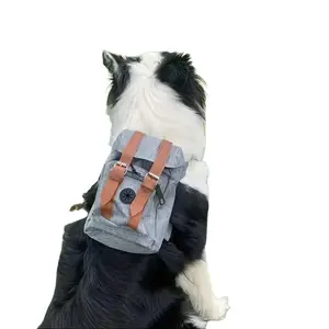 Adjustable Multifunctional Pet Carrier Backpack Breathable Safety Harness Design Portable Outdoor Travel Backpack Bag Comfortable Carrying Pack for Small Medium Dogs Daily Walking Road Trip Camping Pet Supplies