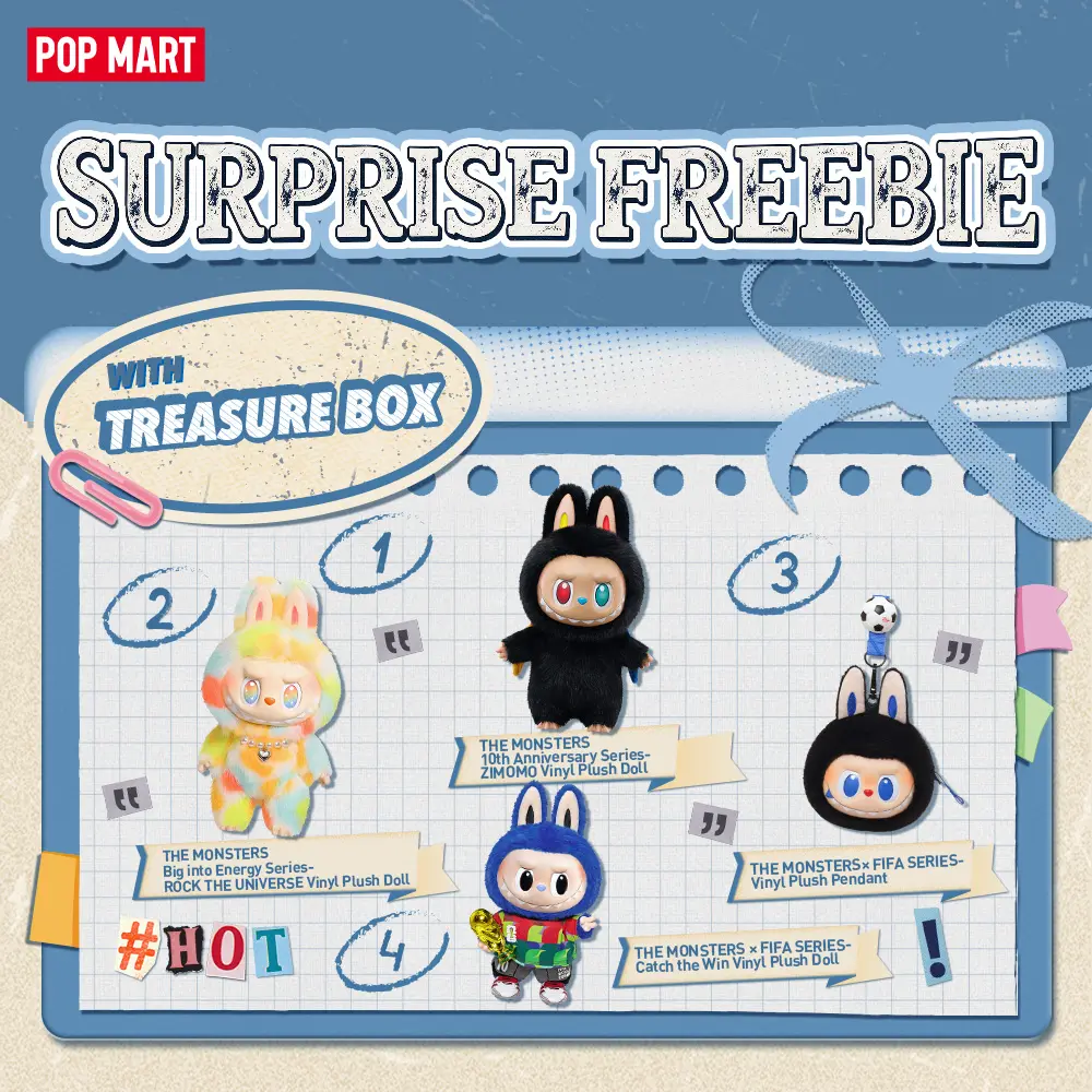 [POP NOW] Surprise FREEBIE WITH Treasure Box，Local Express
