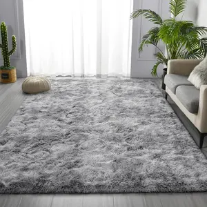 Soft Solid Color Plush Carpet, Shaggy Fuzzy Rugs for Bedroom and Living Room, Cozy Floor Covering for Modern Home Decor, Ideal for Comfort and Style, Fluffy Area Rug, Modern Indoor Rug