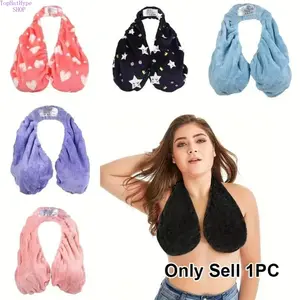 Quick-Drying Absorbent Towel Bra for Women, Breathable Double-Sided Plush Fabric, Strapless Support, Perfect for Beach, Sports & Everyday Wear, Soft & Cozy Gift