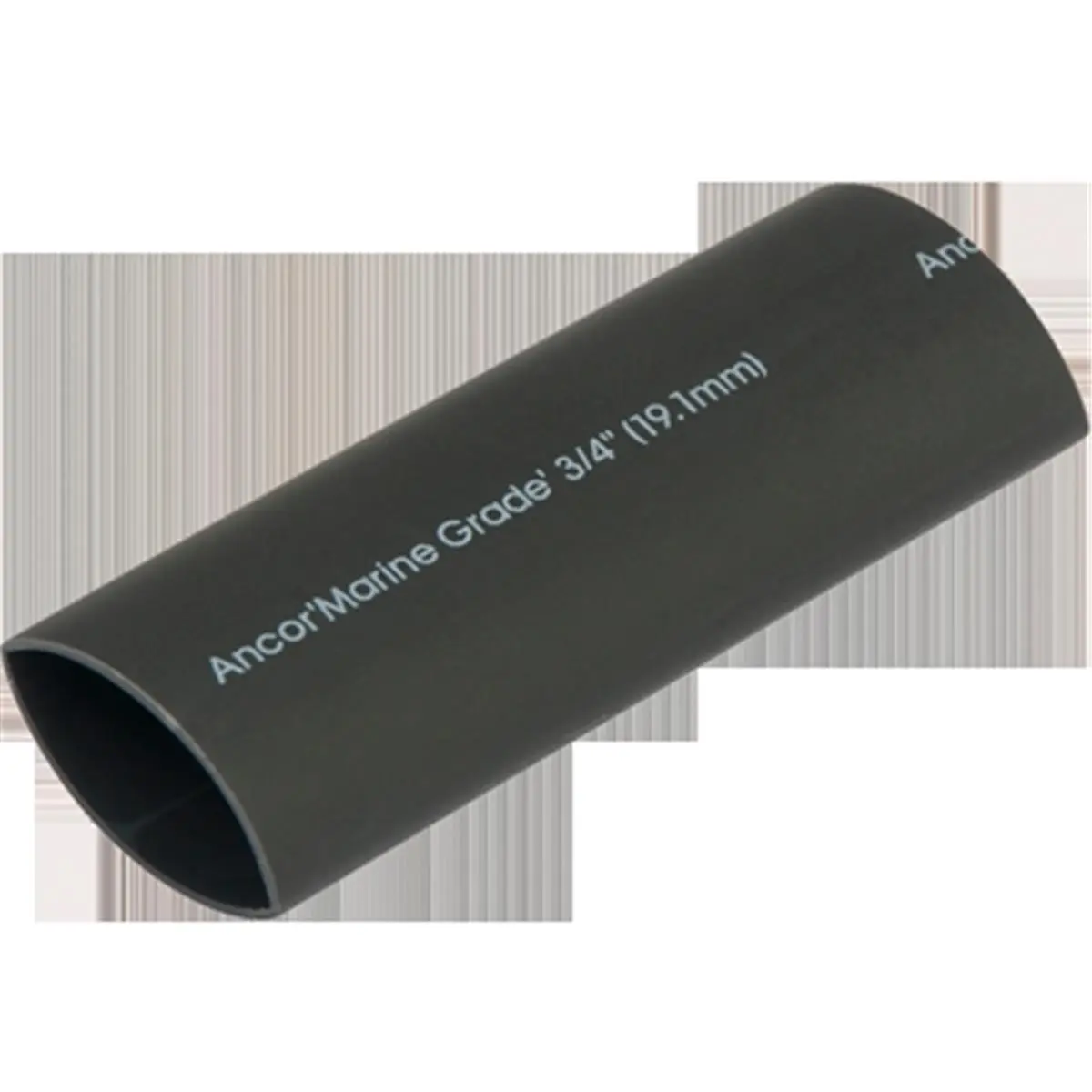 Ancor Black Cross Linked Heat Shrink Tubing - 0.75" x 48" (3/4" x 48") with Heat Activated Adhesive, Highest Shrink Ratio (1/3 Original Size), Extended Lifespan Water Sports Sailing Accessory, Boating, Highest Shrink Ratio - Shrinks To 1/3 Original Size