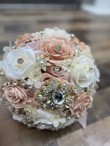Blush Pink with Ivory Ramo