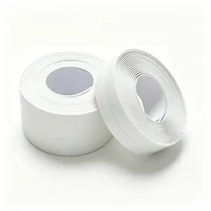 1.5 Inch 10.5Ft Self Adhesive Caulk Strip Waterproof PVC Sealing Tape for Bathroom Kitchen Bathtub Toilet Window Wall Edge