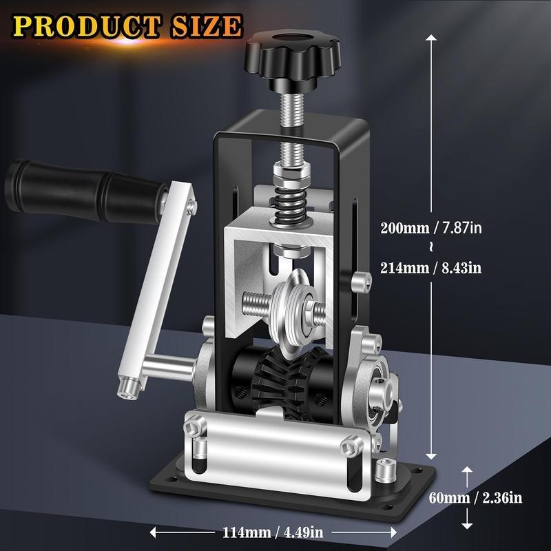 Manual Wire Stripper Machine, 1 Set Adjustable Wire Stripper Machine, Drill Powered Cable Wire Peeler Stripping Tool for Scrap Copper Wire Cable Recycling
