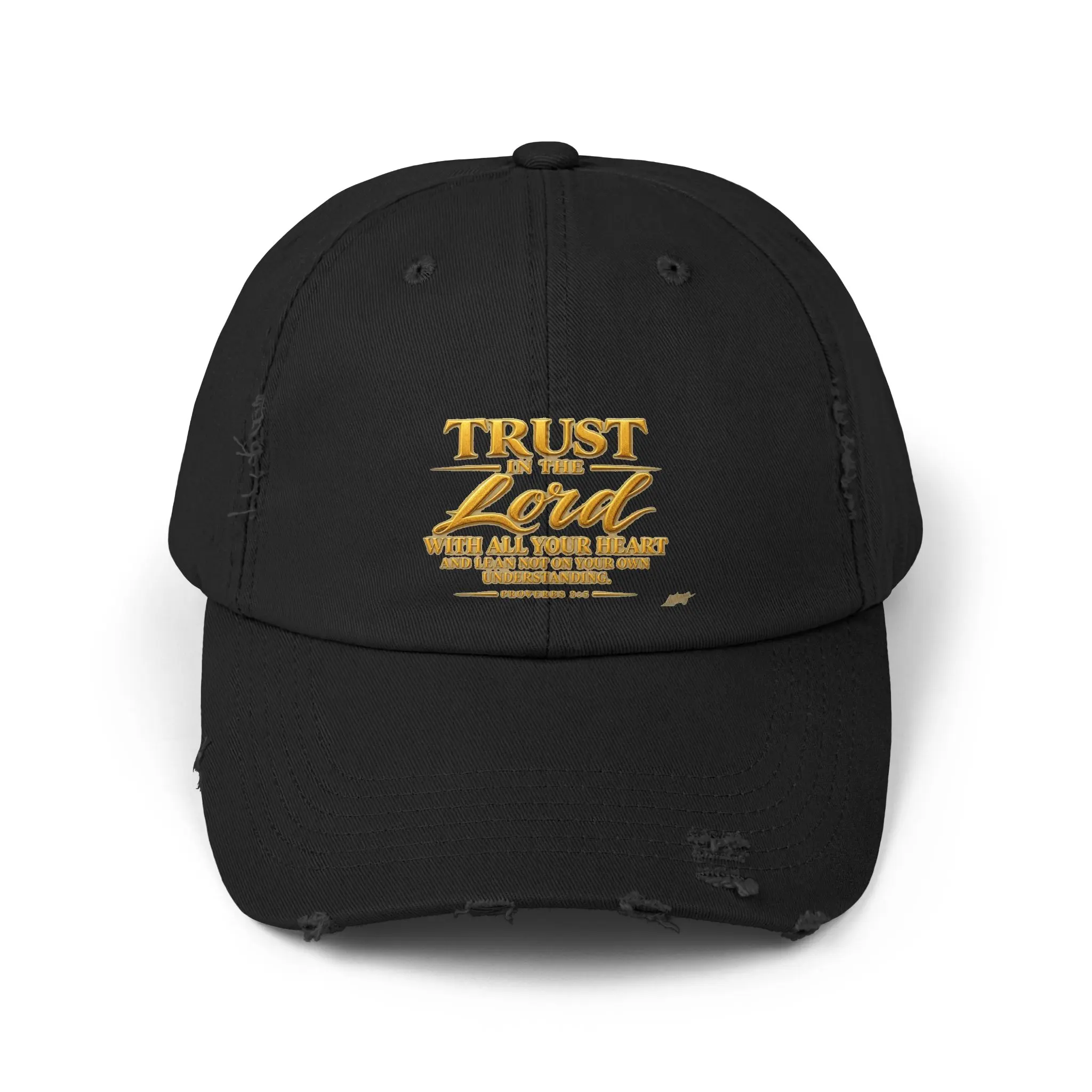 Trust the Lord distressed cap | Christian hat, faith scripture design