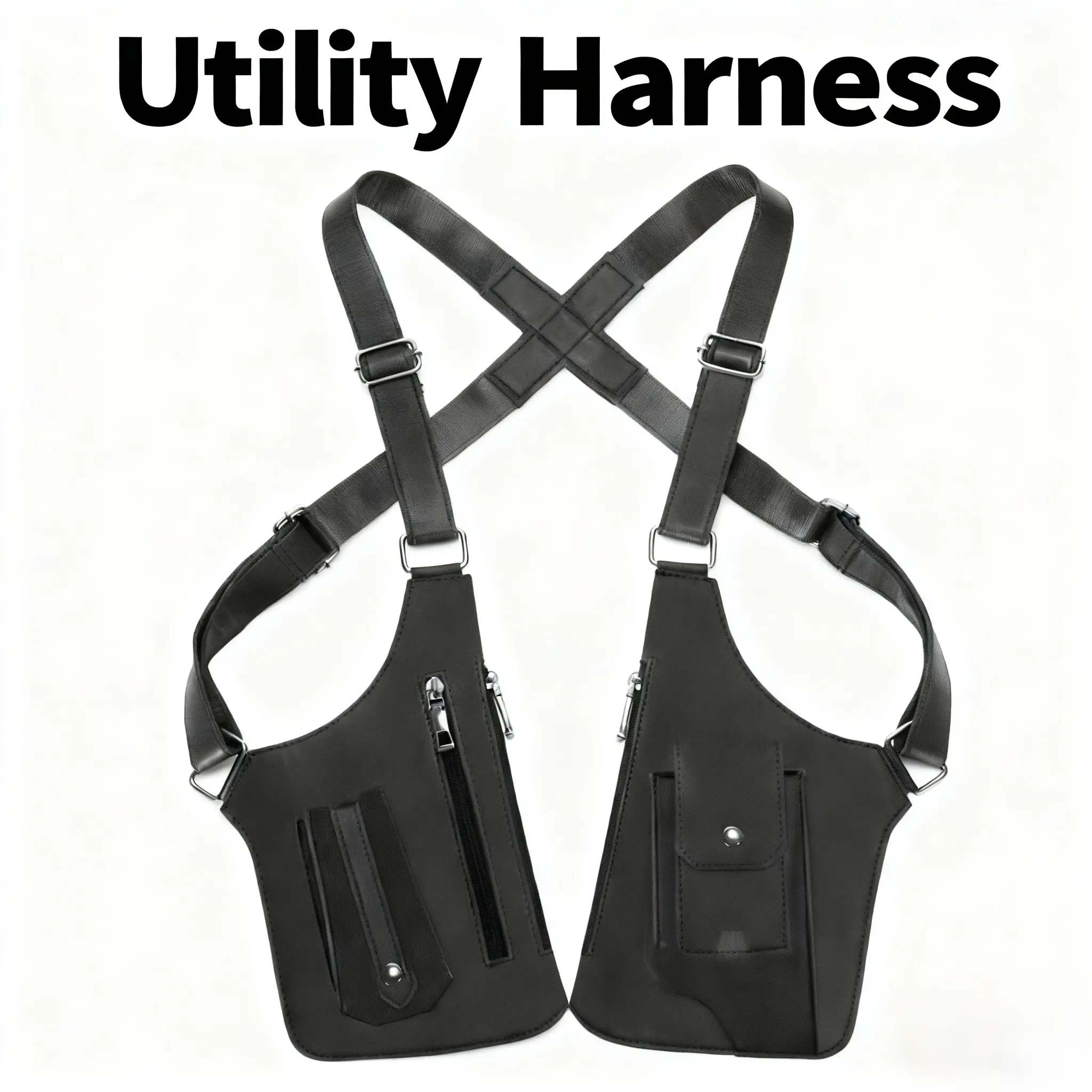 Tactical Chest Rig - Adjustable, Lightweight Utility Harness for Men & Women, Perfect for Outdoor, Travel, Hiking & Daily Use Water Resistant Chest woman anti-theft hidden storage other  storage  backpack dark brown large fanny pack gym bag outdoor hunt d