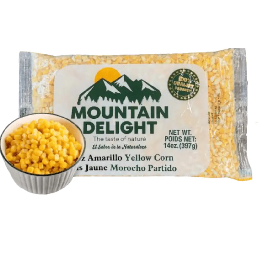 Mountain Delight Yellow Corn  14 oz (397g) – Maíz Amarillo – Traditional Latin American Ingredient – Imported from Colombia