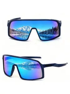 Polarized Sports Sunglasses for Men UV400 Protection Sun Glasses Womens Wrap Around Goggles for Driving Fishing
