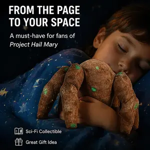 Project Hail Mary Rocky Plush Toy – 8" Soft Stuffed Alien Pillow, Movie Collectible Gift for Sci-Fi Fans, Amaze Meme Throw Plushie