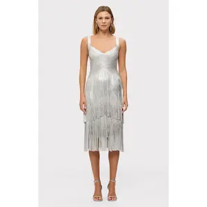 THE METALLIC MISCHA DRESS