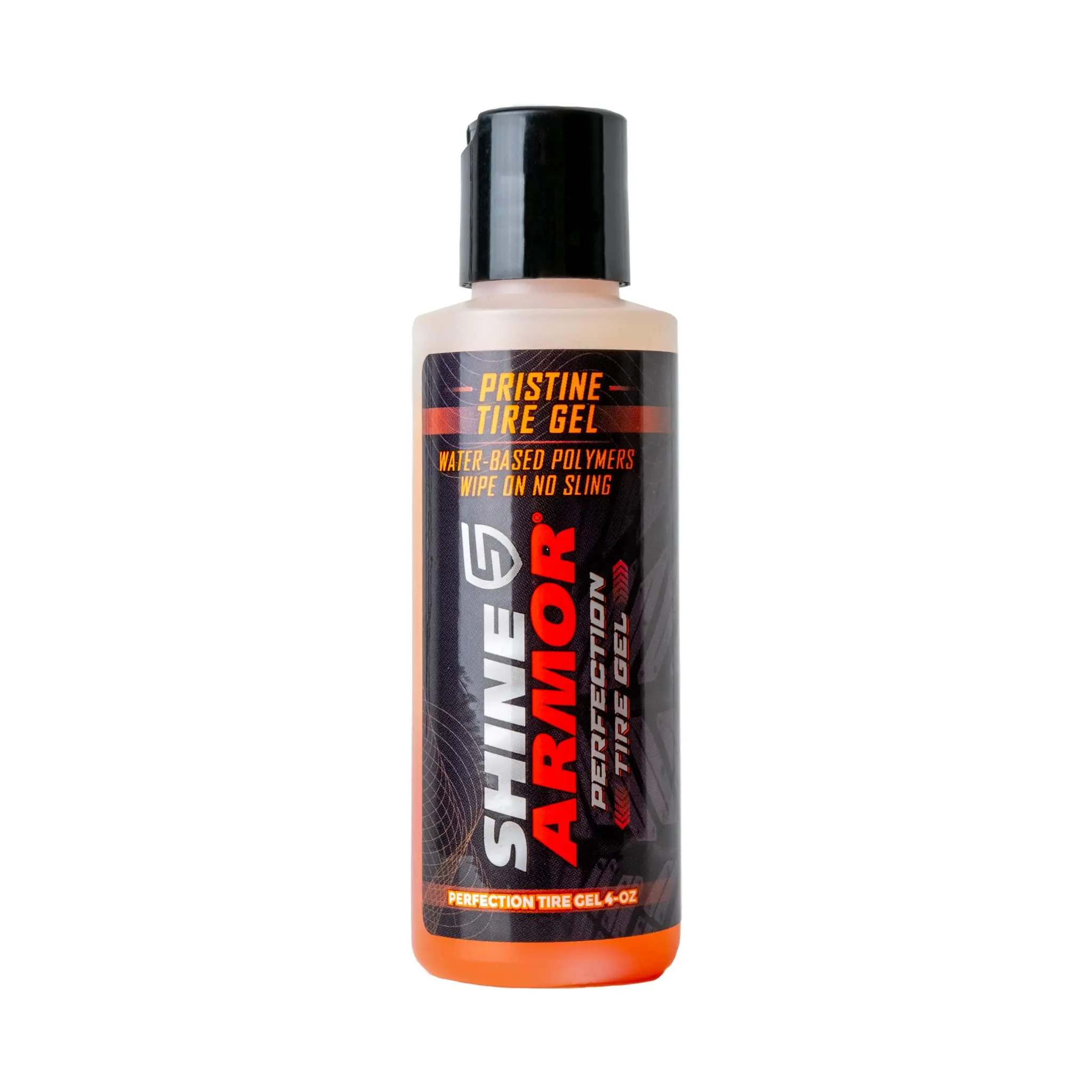SHINE ARMOR Tire Shine Gel - No-Sling Wet Look Tire Dressing & Cleaner - Long-Lasting Deep Black Gloss for Car Tires & Wheels - Water-Based Tire Shine for Car Detailing
