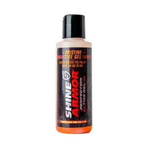 SHINE ARMOR Tire Shine Gel Dressing & Pristine Cleaner Car Care for Wheels & Tires with No Sling Formula Wet Look Keeps Tires Black & Clean with Water Based Polymers from