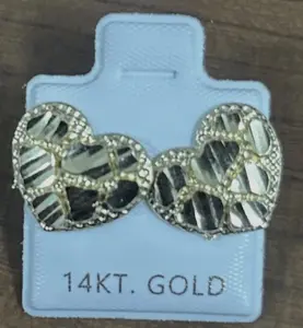 Nugget Earrings 14k Gold