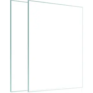 8x10 Heat-Strengthened Glass Replacement for Picture Frame ( Clear, 2 Pack), Replacement Glass for 8 by 10 Photo Frame