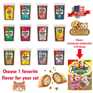 Temptations Choose Flavor Cat Treats Crunchy and Soft Bites, Mix of Chicken, Delight, Shrimpy Shrimp, Catnip Fever, 5.29 oz or 16 oz Value Tub