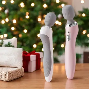 Portable USB Rechargeable Handheld Massager, High-Frequency Vibration Motor, Neck Back Leg Waist Muscle Relaxer, Ideal Holiday Gift