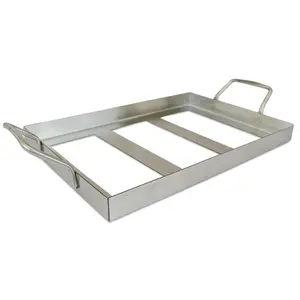Himalayan Salt Cooking Block Stainless Steel Tray for 12" x 8" Blocks