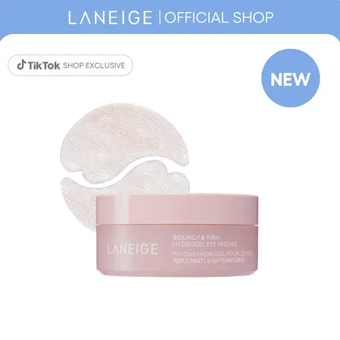 NEW Laneige Korean Hydrogel Eye Mask Patches - Bouncy, Firming Skincare Eye Treatment