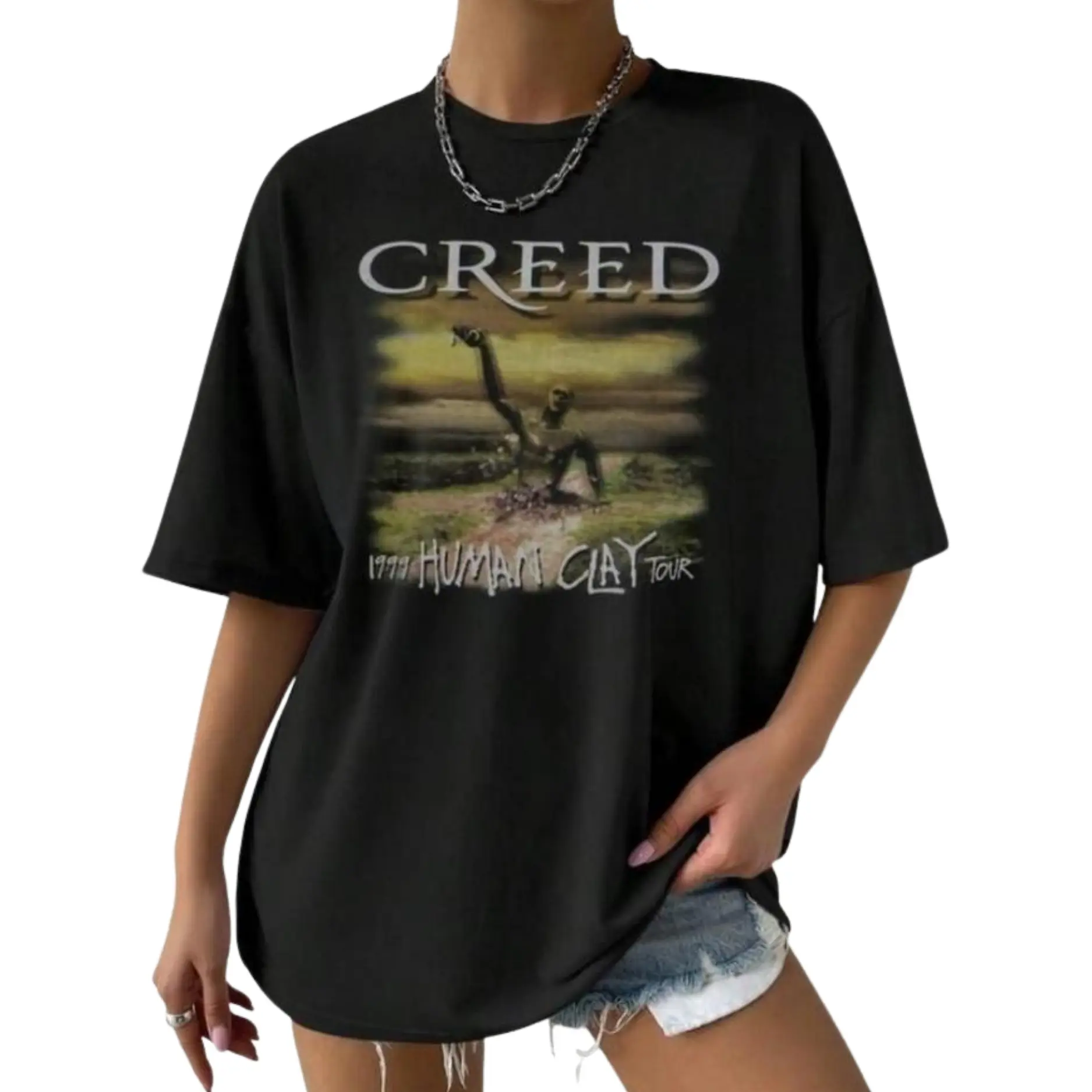 Vintage Creed Band Human Clay 1999 Tour Tshirt Fan Shirt Unisex