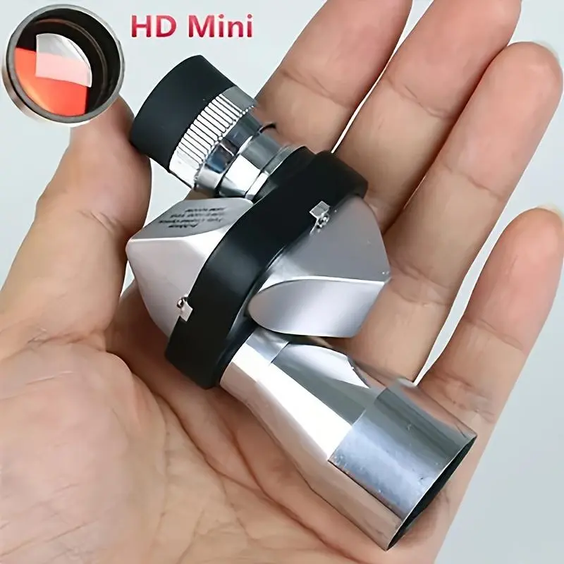 Portable Mini Binoculars, 1 Count Binoculars, Outdoor Camping Binoculars for Hunting, Hiking, Bird Watching and Nature Exploration