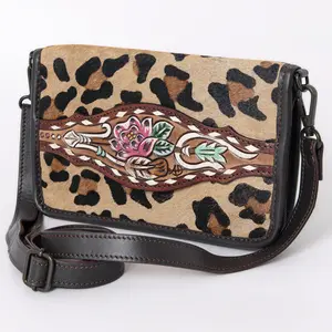 American Darling Cross Body I Hand Tooled Hair-On Genuine Leather Women Bag Western Handbag Purse