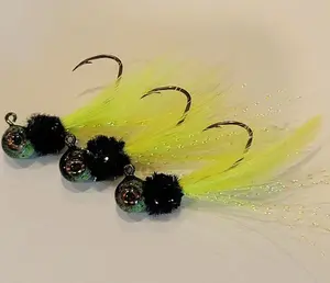 Grasshopper crappie jigs