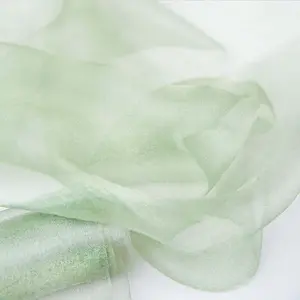 12"x10yd Sage Green Sheer Chiffon Fabric Bolt, DIY Voile Drapery Fabric