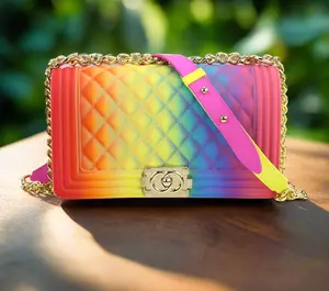 Unicorn Jelly Purse – Pastel Translucent Crossbody Bag | Retro Glam