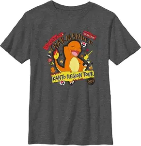 Charmander Tour Pokemon Starter Graphic T-Shirt | Basic Unisex Shirt | Artistic Streetwear Sweatshirt | Gift for him