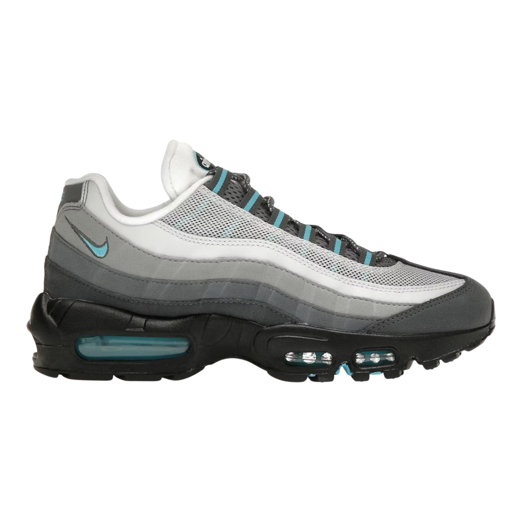 Nike Air Max 95 Sneaker in Baltic Blue Suede | Men's Low-Top