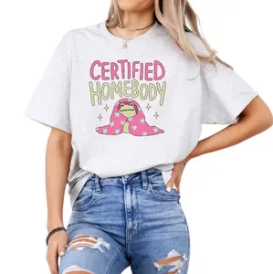 Certified Homebody Cute Summer Graphic Tee
